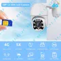 4G Камера със SIM карта. СИМ CARD PTZ IP Camera Видеонаблюдение охрана, снимка 2