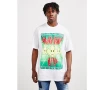 Мъжка тениска DSQUARED RAVED UP бяла XL-3XL white XLarge, снимка 1