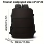 Унисекс Раница за Пътуване 40x30x20 см Кабинна Чанта, Одобрена от Авиокомпаниите, 180° Дамска/Мъжка!, снимка 1