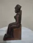 Бронзова статуетка-фараон, снимка 3