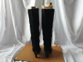 № 41 дамски ботуши естествен велур - с висок ток; черен цвят - марка Janet D. , снимка 7