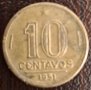 10 центаво 1951, Бразилия, снимка 1 - Нумизматика и бонистика - 44070836