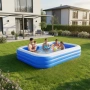 Голям надуваем семеен басейн - релакс и забавление за цялото семейство, снимка 1