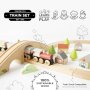 Нов Le Toy Van Интерактивен Дървен Влак 40 Части - Играчка за Развитие, снимка 2