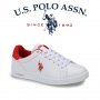 ПРОМО 🍊 U.S. POLO® 🍊 Дамски кожени спортни обувки WHITE & RED № 38 нови с кутия, снимка 6