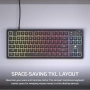 Нова Геймърска клавиатура Corsair K55 CORE TKL RGB черна UK layout игри, снимка 3