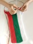 Български патриотичен шал ръчно плетен, снимка 4