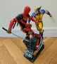 Колекционерска екшън фигура Deadpool Wolverine Marvel ръчна изработка, снимка 5