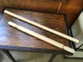 Дървена точилка естествен дъб, дълга, с дръжки, диаметър 3,2-3,3см, дължина 55,5см, снимка 3