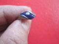 Страхотен сребърен пръстен с камък 925 РОВ, снимка 6