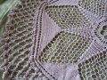 Нова ръчно плетена покривка ф.100 см, снимка 2