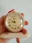 СССР Стар будилник СЛАВА стар часовник ракета глобус топка , снимка 6