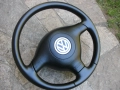 Трилъчев волан, кожен за Голф 4,Бора,Пасат 4,5,Сеат,Шкода..., снимка 9