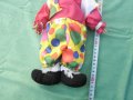 Немска порцеланова кукла клоун 33см, снимка 2