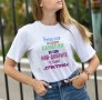 Дамски тениски с щампа, снимка 8