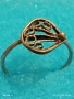 Старинен ажурен сребърен пръстен градско ретро бижу 52437, снимка 5
