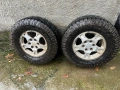 Гуми с джанти 265/70 R16 Goodyear Wrangler свалени от мицубиши паджеро 3, снимка 2