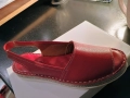 Дамски летни обувки, червени номер 38, снимка 3