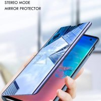Smart Mirror Flip Phone case For Samsung Galaxy A51 A71 S10 S8, снимка 4 - Калъфи, кейсове - 33278482