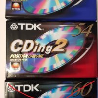 TDK CDing II аудиокасети хром, снимка 2 - Аудио касети - 43602228
