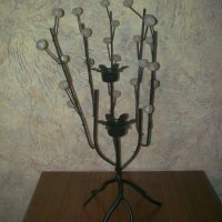 Свещници  от  метал, снимка 6 - Антикварни и старинни предмети - 38721164
