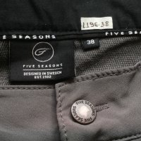 FIVE SEASONS Stretch Trouser размер 38 / S панталон със здрава и еластична материи - 699, снимка 16 - Панталони - 43555502