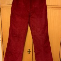 Червени и бежови дамски джинси, снимка 1 - Дънки - 26694388