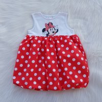 Детска рокля Мини Маус 12-18 месеца, снимка 1 - Бебешки рокли - 37783366