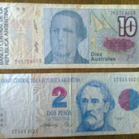 Банкноти - Аржентина, снимка 1 - Нумизматика и бонистика - 44899033