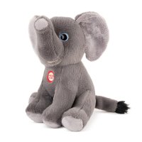 Плюшен Слон със звук, 20 см Код: 060400, снимка 1 - Плюшени играчки - 43132040