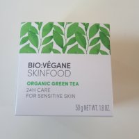 Bio Vegane organic green tea  24h care крем за лице чувствителна кожа , снимка 1 - Козметика за лице - 43533908