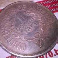 dollar 1851 ретро колекция-с индианец, снимка 3 - Колекции - 27489615