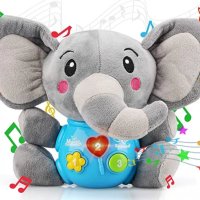 Плюшена музикална играчка слонче, снимка 2 - Музикални играчки - 43502611