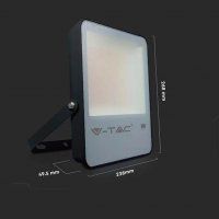 LED Прожектор V-tac 100w Samsung диод 5г гаранция Hi 13700lumen, снимка 3 - Лед осветление - 37945638
