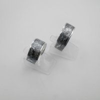 Сребърен пръстен-халка ръчна изработка , снимка 4 - Колиета, медальони, синджири - 43570896