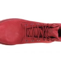 Червени кожени боти Timberland Premium , снимка 9 - Дамски боти - 44106197