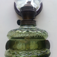 Стара газена лампа, /№5/ комплект със стъклото., снимка 3 - Антикварни и старинни предмети - 44930812