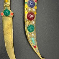 Арабски нож за писма. №4956, снимка 2 - Антикварни и старинни предмети - 43921933