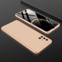 360 Кейс GKK калъф Galaxy S20, S20 Plus, S20 Ultra златист цвят, снимка 1 - Калъфи, кейсове - 32484037