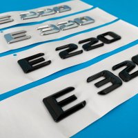 Емблема за багажник Mercedes E220 E320 CDI 4matic стикер w211, снимка 6 - Аксесоари и консумативи - 34711612