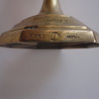 Страхотен бронзов свещник маркиран 1, снимка 8 - Антикварни и старинни предмети - 43533440