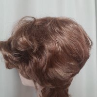 WIG Пепеляво руса, къса,къдрева перука , снимка 8 - Аксесоари за коса - 38338524