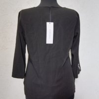 Официална черна дамска блуза, снимка 4 - Блузи с дълъг ръкав и пуловери - 42957784