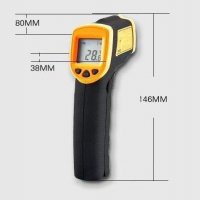  Лазерен промишлен инфрачервен безконтактен термометър, снимка 4 - Други инструменти - 35054650