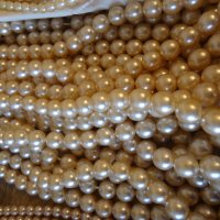 Гердани стъклени  перли, снимка 4 - Колиета, медальони, синджири - 43579637