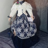 Викторианска порцеланова кукла 45 см, снимка 7 - Колекции - 38349229
