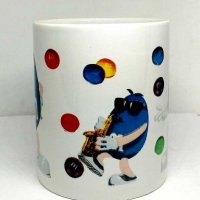 Керамична цветна детска чаша M&M, снимка 2 - Други стоки за дома - 27988424