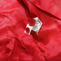 Червено ленено сако, снимка 6 - Сака - 25854578