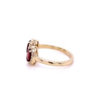 Златен дамски пръстен 2,86гр. размер:55 14кр. проба:585 модел:21878-6, снимка 3 - Пръстени - 44002398