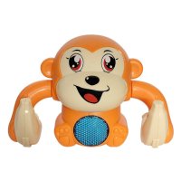 Бебешка играчка търкаляща се маймунка, снимка 6 - Музикални играчки - 43323376